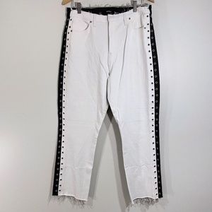 ❗️CLOSING Jan 1st! ❗️Hudson Holly Straight Jeans Two Toned Denim Womens 32